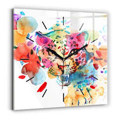 Sieninis laikrodis Laukinės Katės Abstrakcija kaina ir informacija | Laikrodžiai | pigu.lt