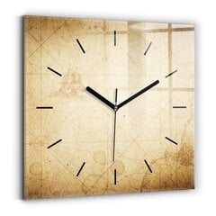 Sieninis laikrodis Senas Pasaulio Žemėlapis kaina ir informacija | Laikrodžiai | pigu.lt