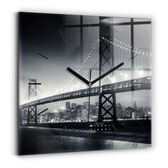 Sieninis laikrodis San Francisko Naktinis Tiltas kaina ir informacija | Laikrodžiai | pigu.lt