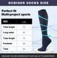 Kompresinės kojinės vyrams RainFlowwer, mėlynos, 4 poros kaina ir informacija | Vyriškos kojinės | pigu.lt