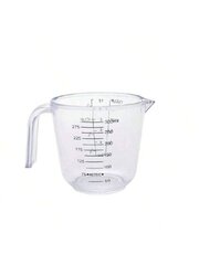 Skaidrus plastikinis matavimo puodelis, 1 vnt. kaina ir informacija | Virtuvės įrankiai | pigu.lt