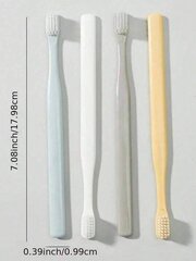 Минималистичные зубные щетки Electronics LV-334, 4 шт цена и информация | Зубные щетки, пасты | pigu.lt