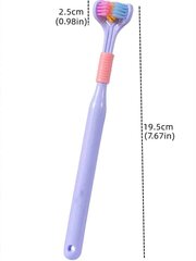 Мягкая трехстороння зубная щетка Electronics LV-336, 1 шт цена и информация | Зубные щетки, пасты | pigu.lt