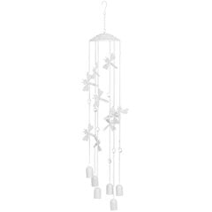 Ветряной колокольчик 4Living Dragonfly белый цена и информация | Декорации для сада | pigu.lt