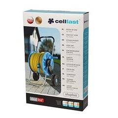 Žarnos ritė su būgnu Cellfast 60 m 1/2, geltona kaina ir informacija | Laistymo įranga, purkštuvai | pigu.lt
