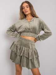 Велюровый костюм женский FA-KMPL-7315.92 FAKMPL731592khaki2194194512601 цена и информация | Женские костюмы | pigu.lt