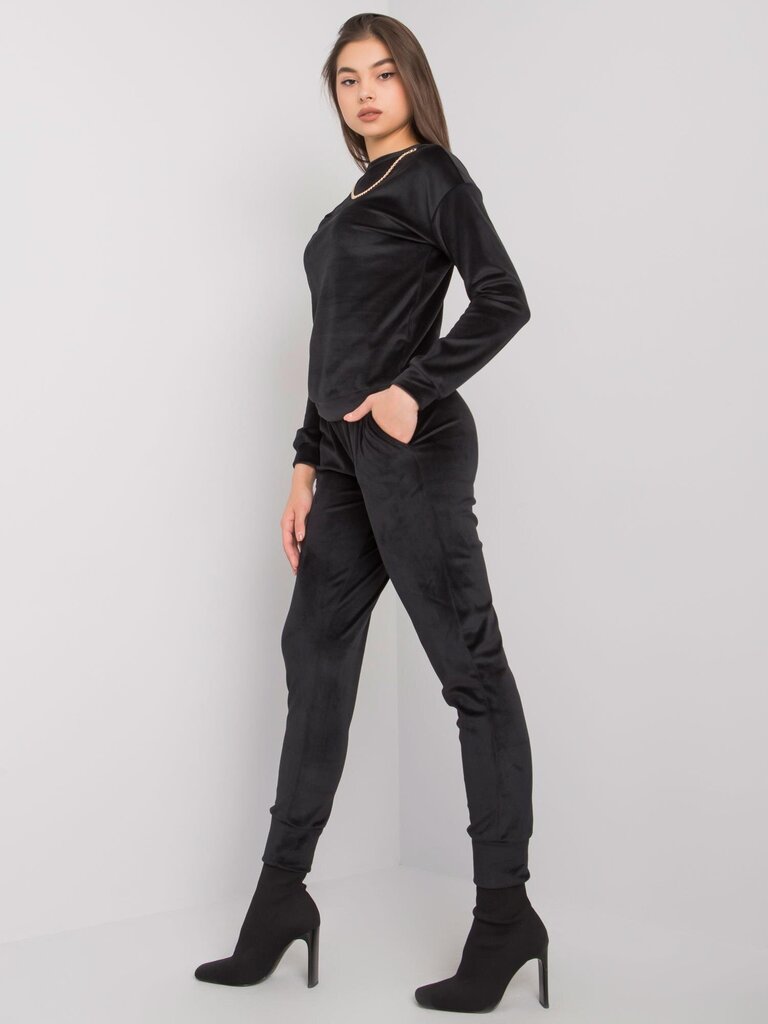 Laisvalaikio kostiumas moterims Lakerta LK-KMPL-508681.35X, juodas kaina ir informacija | Kostiumėliai moterims | pigu.lt