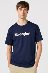 Marškinėliai vyrams Wrangler 112350524, mėlyni kaina ir informacija | Vyriški marškinėliai | pigu.lt