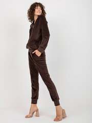 Laisvalaikio kostiumas moterims Lakerta LK-KMPL-509167.90, rudas kaina ir informacija | Kostiumėliai moterims | pigu.lt