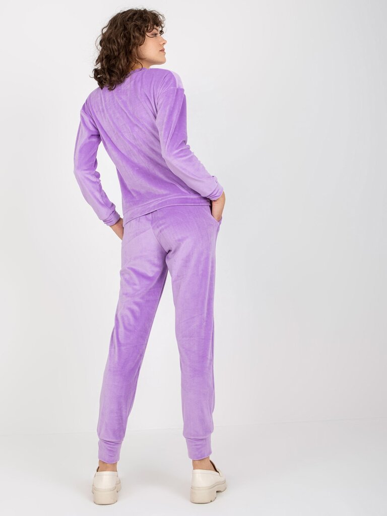 Laisvalaikio kostiumas moterims Lakerta LK-KMPL-509105.40P, violetinis kaina ir informacija | Kostiumėliai moterims | pigu.lt