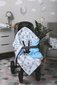 Antklodė automobilinei kėdutei Babymam, 100x100 cm, blue kaina ir informacija | Autokėdučių priedai | pigu.lt