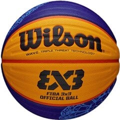 Баскетбольный мяч 3x3 Wilson Fiba Paris 2024 цена и информация | Баскетбольные мячи | pigu.lt