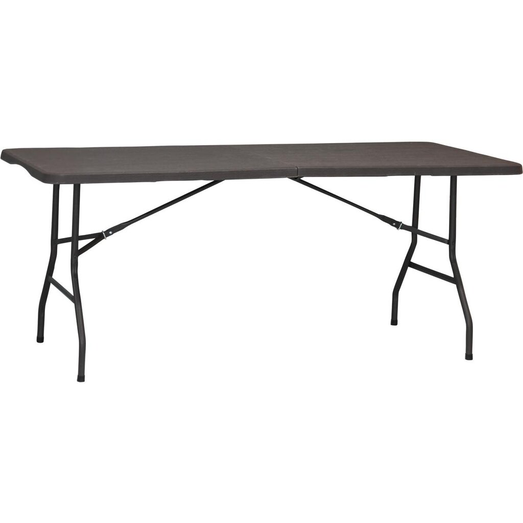 Stalas Saska Garden, juodas kaina ir informacija | Lauko stalai, staliukai | pigu.lt