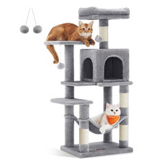 Draskyklė katėms PCT261W01, 112 cm, pilka kaina ir informacija | Draskyklės | pigu.lt
