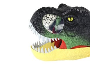 Kaukė dinozauras su šviesos ir garso efektais, juoda kaina ir informacija | Karnavaliniai kostiumai | pigu.lt