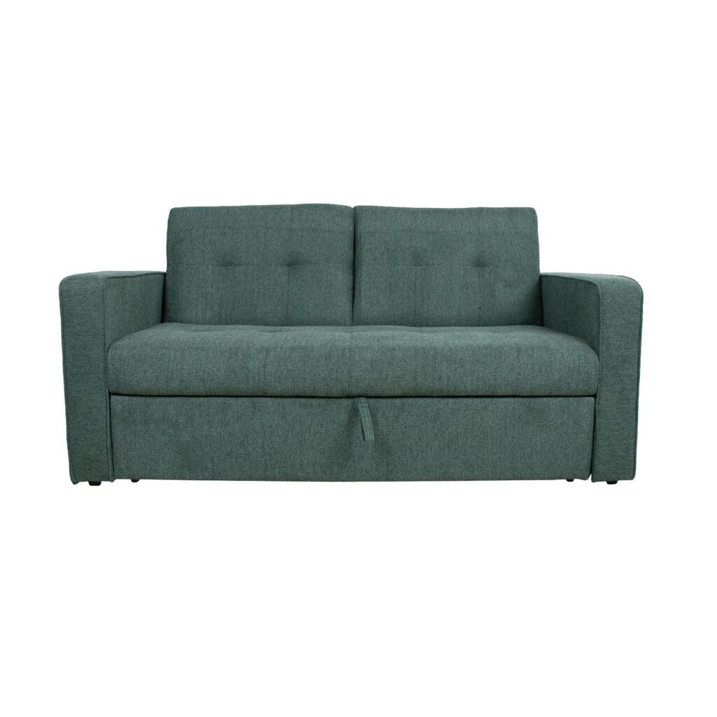 Sofa-lova Home4you Jorge, 162x89x85 cm, žalia kaina ir informacija | Sofos | pigu.lt