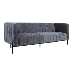 Sofa-lova Home4you Tamika, 217x84x80 cm, pilka kaina ir informacija | Sofos | pigu.lt