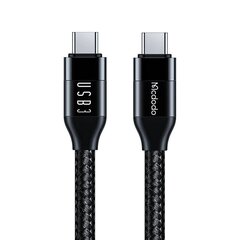 Cable USB-C to USB-C Mcdodo CA-7132, 100W, 1.2m (black) цена и информация | Кабели для телефонов | pigu.lt