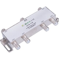 1/6 Digitsat TV Splitter DTS-116 5-1000 MHz DC BLOCK цена и информация | ТВ-антенны и аксессуары к ним | pigu.lt