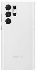 EF-ZS908CWE Samsung Clear View Case for Galaxy S22 Ultra White цена и информация | Чехлы для телефонов | pigu.lt