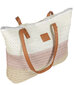 Didelis vasarinis paplūdimio krepšys, pintas, 3 spalvų 17696-uniw kaina ir informacija | Moteriškos rankinės | pigu.lt