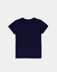 Футболка для мальчика с короткими рукавами, синяя цена и информация | Рубашки для мальчиков | pigu.lt