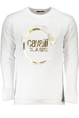 Bluzonas vyrams Cavalli Class RXT65ACF062_BI00053, baltas kaina ir informacija | Džemperiai vyrams | pigu.lt