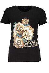 Marškinėliai moterims Cavalli Class RXT62CJD080_NE05051, juodi kaina ir informacija | Marškinėliai moterims | pigu.lt