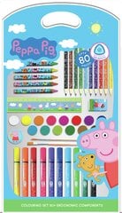 JIRI PEPPA PIG Набор раскрасок 80+ цена и информация | Принадлежности для рисования, лепки | pigu.lt