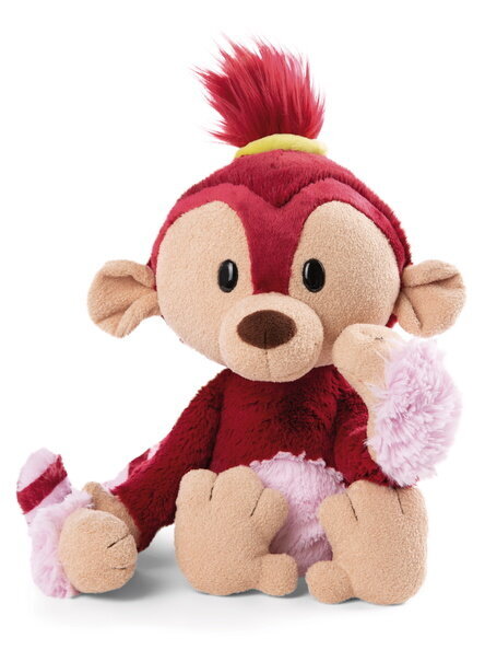 Minkštas žaislas Beždžionėlė Tuula Nici, raudonas, 18 cm kaina ir informacija | Minkšti (pliušiniai) žaislai | pigu.lt