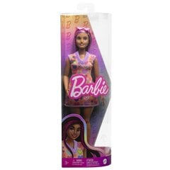 Lėlė Barbie, su suknele dekoruota širdelėmis kaina ir informacija | Žaislai mergaitėms | pigu.lt