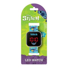 DISNEY Lilo & Stitch LED-часы с силиконовым ремешком цена и информация | Аксессуары для детей | pigu.lt