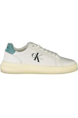Calvin Klein laisvalakio batai vyrams YM0YM00681_BI01T, balti kaina ir informacija | Kedai vyrams | pigu.lt