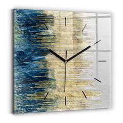 Sieninis laikrodis Dekoratyvinis Raštas Ir Auksas цена и информация | Часы | pigu.lt