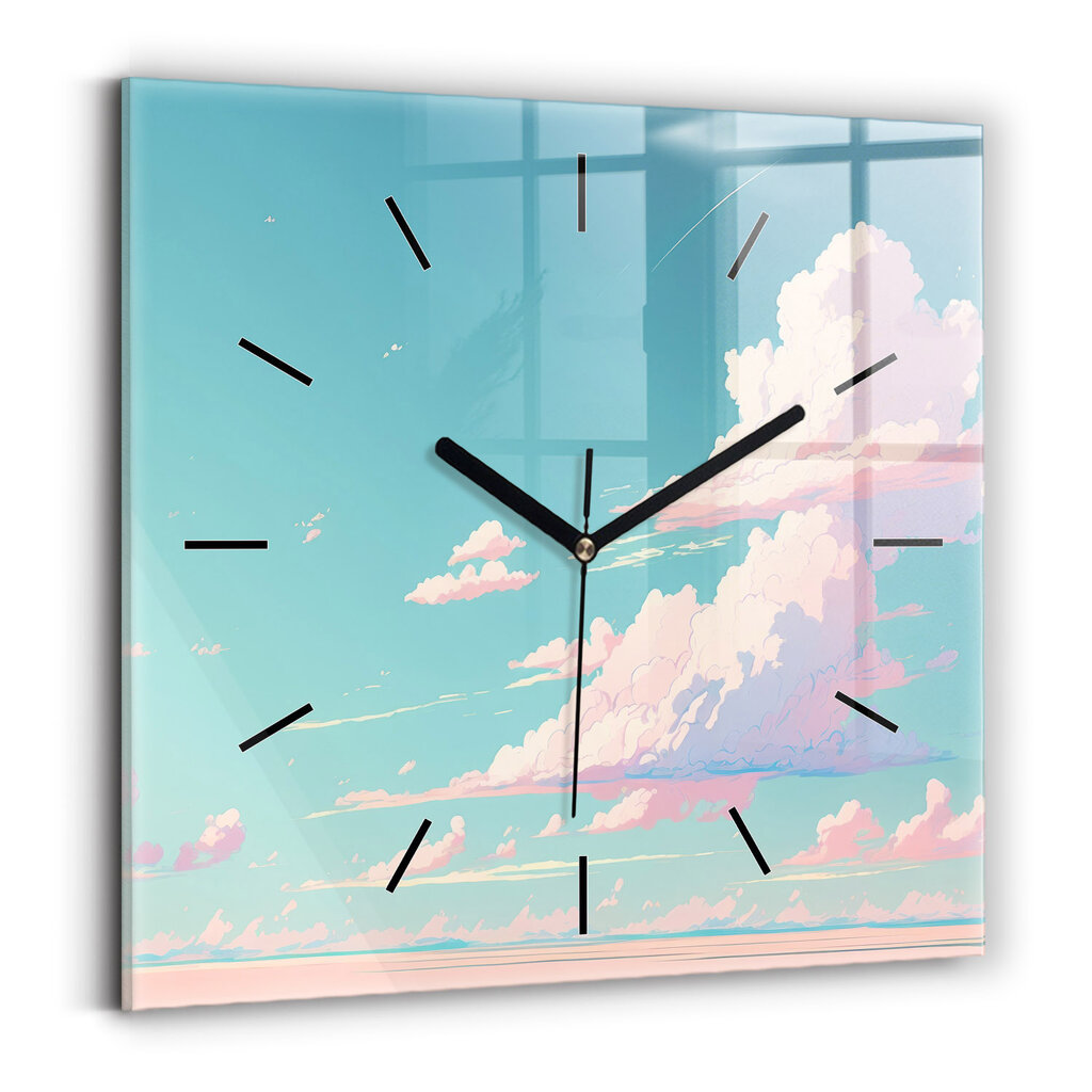 Sieninis laikrodis Pastelinė Dangaus Spalva цена и информация | Laikrodžiai | pigu.lt