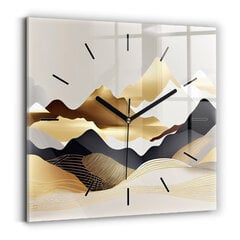 Sieninis laikrodis Auksinių Kalnų Abstrakcija цена и информация | Часы | pigu.lt