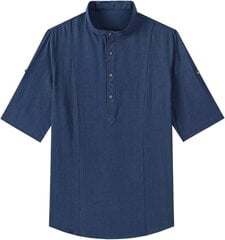 Мужская хлопковая футболка Elegancity, синяя цена и информация | Футболка мужская | pigu.lt