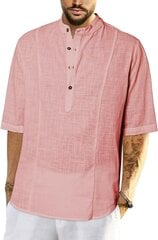Мужская хлопковая футболка Elegancity, розовая цена и информация | Футболка мужская | pigu.lt