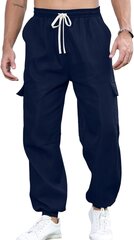 Мужские брюки-карго Remxi, синие цена и информация | Мужские брюки | pigu.lt