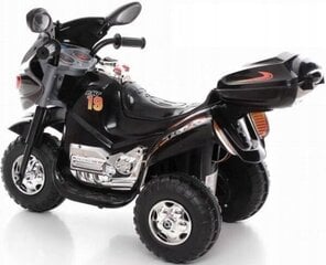 Vienvietis elektrinis motociklas vaikams Bobo-San, juodas kaina ir informacija | Elektromobiliai vaikams | pigu.lt