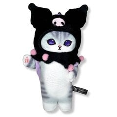 Pliušinė katė Kitty Kuromi, 18 cm kaina ir informacija | Minkšti (pliušiniai) žaislai | pigu.lt