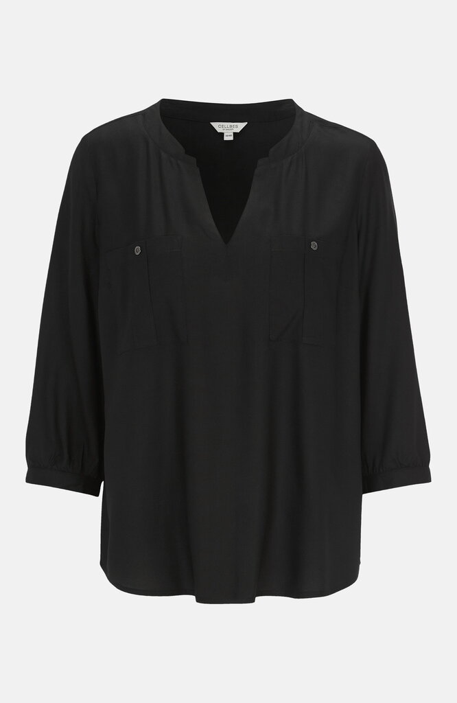 Cellbes moteriška palaidinė MARLENE, juoda kaina ir informacija | Palaidinės, marškiniai moterims | pigu.lt