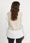 Cellbes moteriška palaidinė VENDELA, balta-smėlio spalvos kaina ir informacija | Palaidinės, marškiniai moterims | pigu.lt
