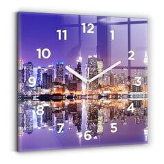 Sieninis laikrodis Niujorko Miestas Naktį kaina ir informacija | Laikrodžiai | pigu.lt