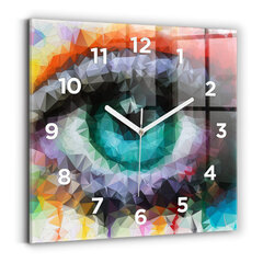 Sieninis laikrodis Spalvinga Žmogaus Akis цена и информация | Часы | pigu.lt