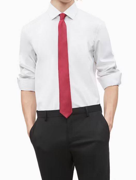 Calvin Klein kaklaraištis vyrams, rožinis kaina ir informacija | Kaklaraiščiai, peteliškės | pigu.lt