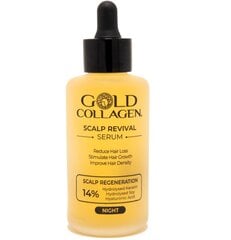 Galvos odos ir plaukų serumas Gold Collagen Scalp Revival serum, 100ml kaina ir informacija | Priemonės plaukų stiprinimui | pigu.lt