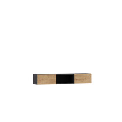 Товар с повреждённой упаковкой. Полка NORE Lanzzi, черный/коричневый цвет цена и информация | Мебель с поврежденной упаковкой | pigu.lt