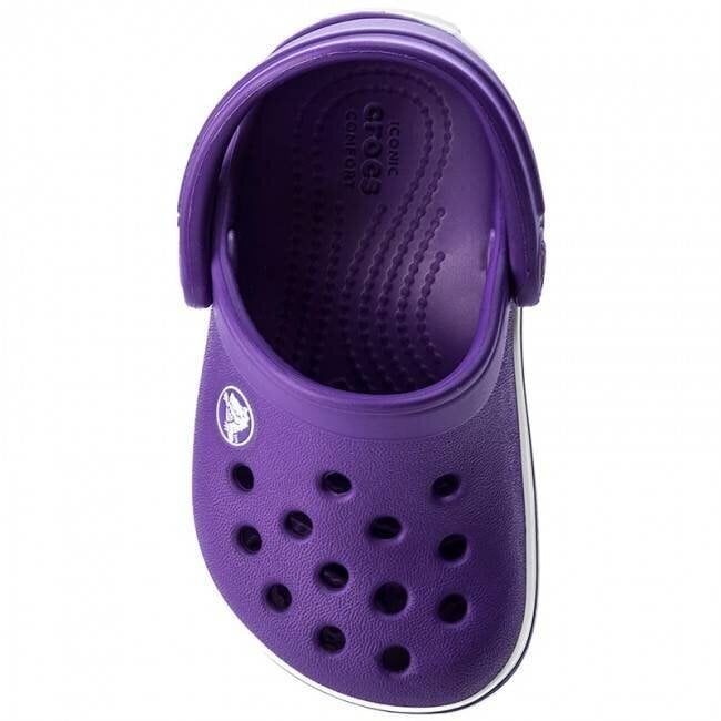 Šlepetės berniukams Crocs 204537-50L, violetinės цена и информация | Šlepetės, kambario avalynė vaikams | pigu.lt