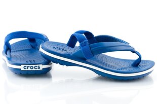 Šlepetės berniukams Crocs 205777-4GX, mėlynos цена и информация | Детские тапочки, домашняя обувь | pigu.lt